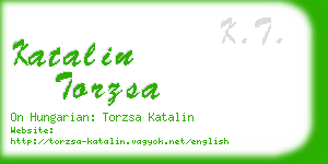 katalin torzsa business card